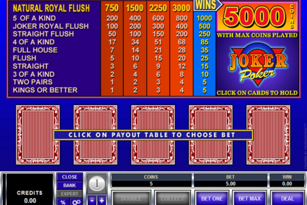 Joker Poker Payable
